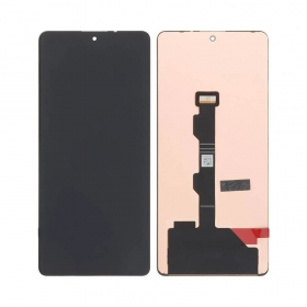 Ekranas Xiaomi Redmi Note 13 Pro 4G/Poco M6 Pro 4G su lietimui jautriu stikliuku Black OLED