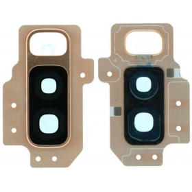 Samsung G965 Galaxy S9 Plus lente vidro da câmera (dourado)