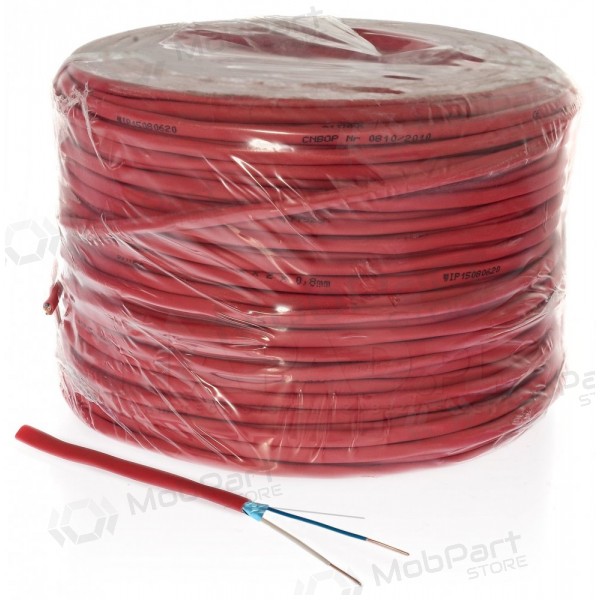 Cabo de incêndio blindado Bitner YnTKSYekw 2x2x0.8mm (100m, Eca, monolítico)