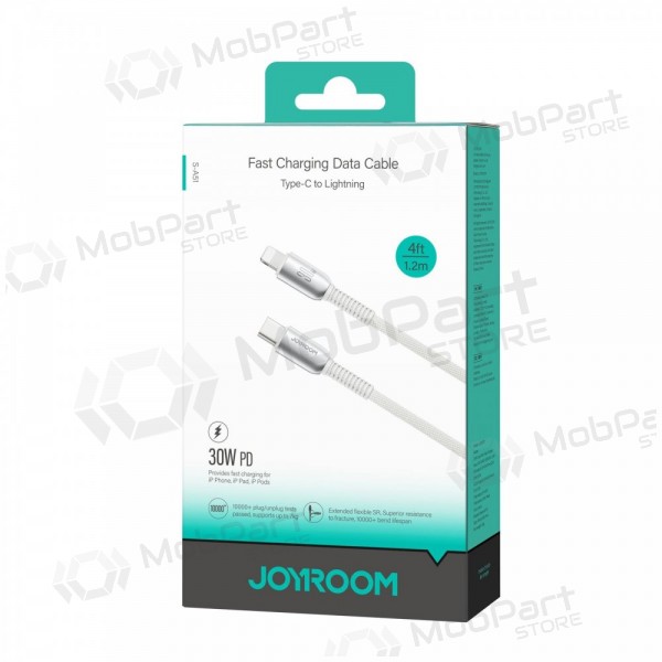 USB cabo Joyroom S-A51 USB-C to Lightning 30W 1.2m cinza