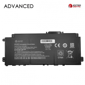 HP PP03XL, 3400mAh bateria do portátil, Advanced