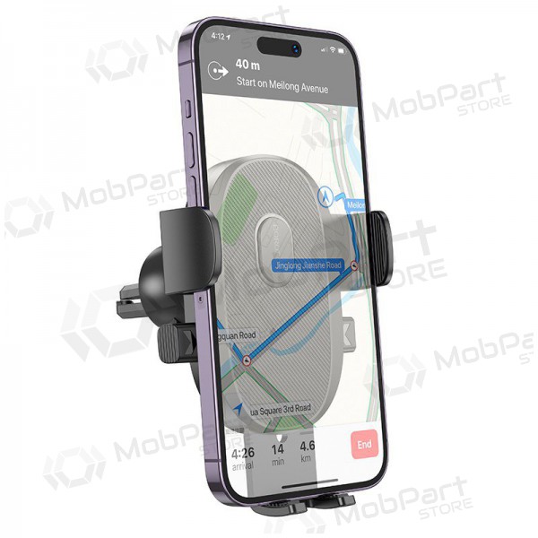 Suporte para telefone de carro Borofone BH92 (air vent) preto Suporte para telefone de carro Borofone BH92 (air vent) preto