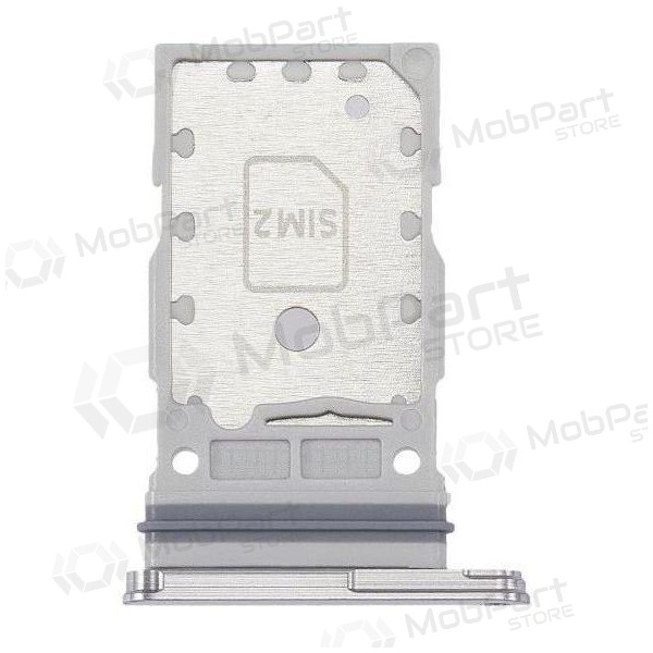 Samsung S901 / S906 Galaxy S22 / S22 Plus SIM titular do cartão (Dual) (branco) Samsung S901 / S906 Galaxy S22 / S22 Plus SIM titular do cartão (Dual) (branco)