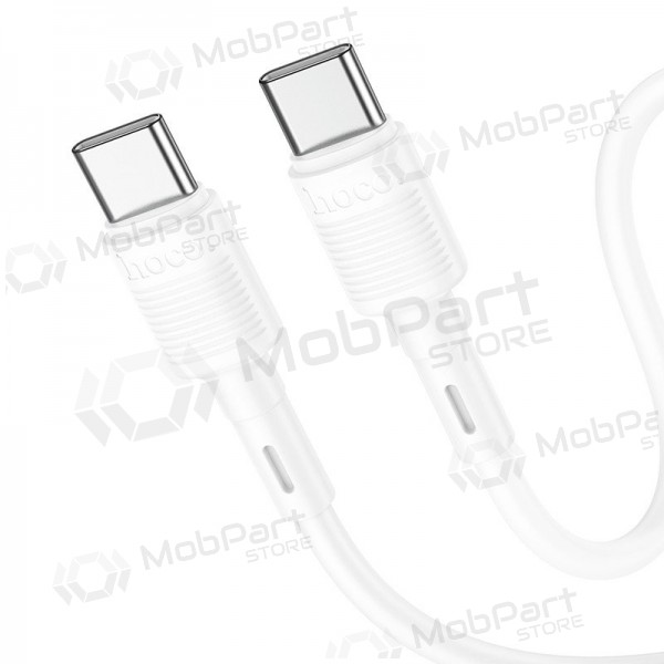 USB cabo Hoco X83 60W Type-C to Type-C 1.0m branco