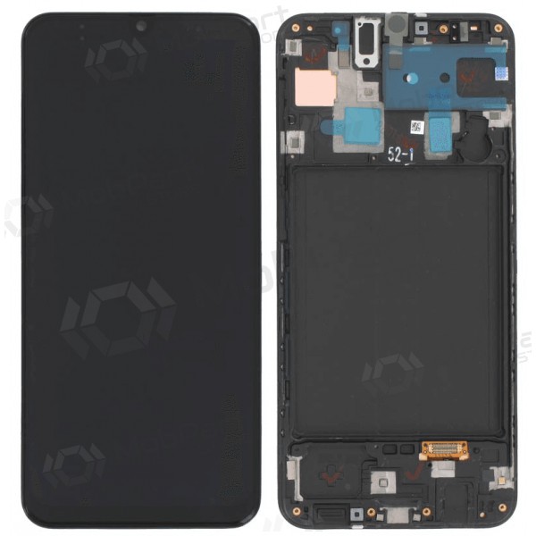 Samsung A305 Galaxy A30 (2019) ecrã (preto) (com moldura) (service pack) (original)