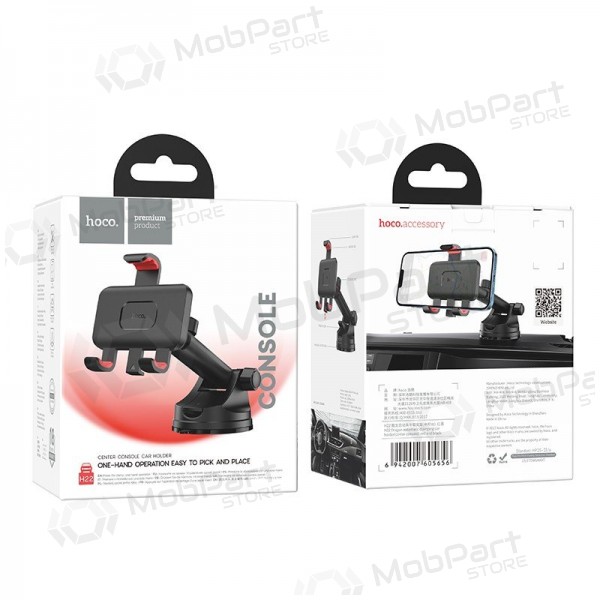 Suporte para telefone de carro Hoco H22 preto