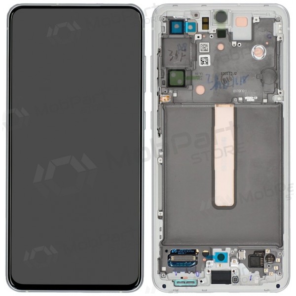 Samsung Galaxy S21 FE 5G ecrã (branco) (com moldura) (original) Samsung Galaxy S21 FE 5G ecrã (branco) (com moldura) (original)
