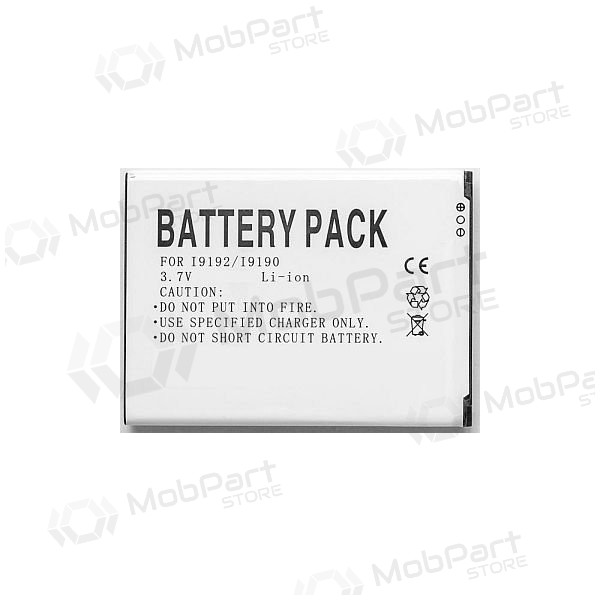 Samsung i9190 Galaxy S4 mini / i9192 S4 mini Duos / i9195 S4 mini (B500BE) bateria / acumulador (1900mAh) Samsung i9190 Galaxy S4 mini / i9192 S4 mini Duos / i9195 S4 mini (B500BE) bateria / acumulador (1900mAh)