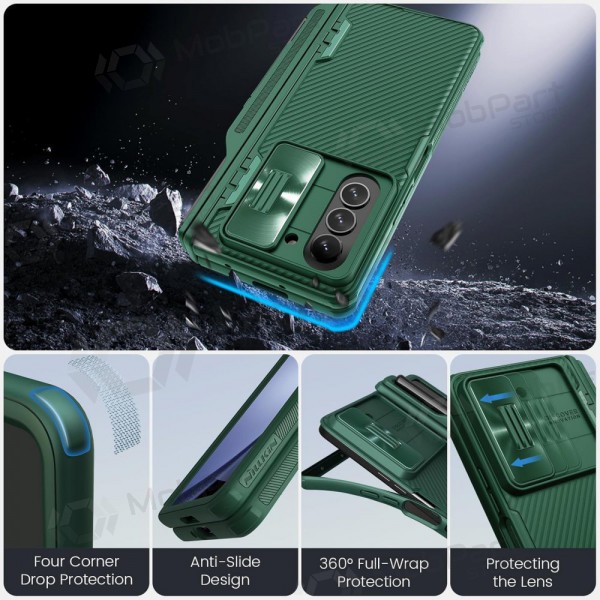 Samsung  Galaxy Z Fold4 capa „Nillkin CamShield Pro“ (verde)
