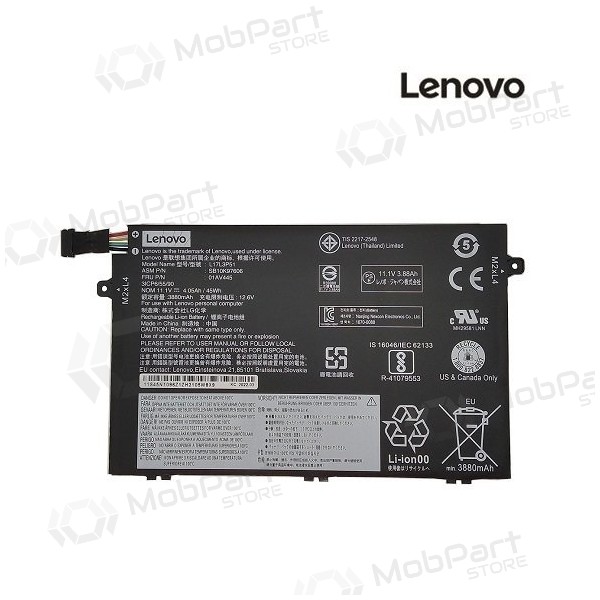 LENOVO L17L3P51, 3880mAh bateria do portátil - PREMIUM LENOVO L17L3P51, 3880mAh bateria do portátil - PREMIUM