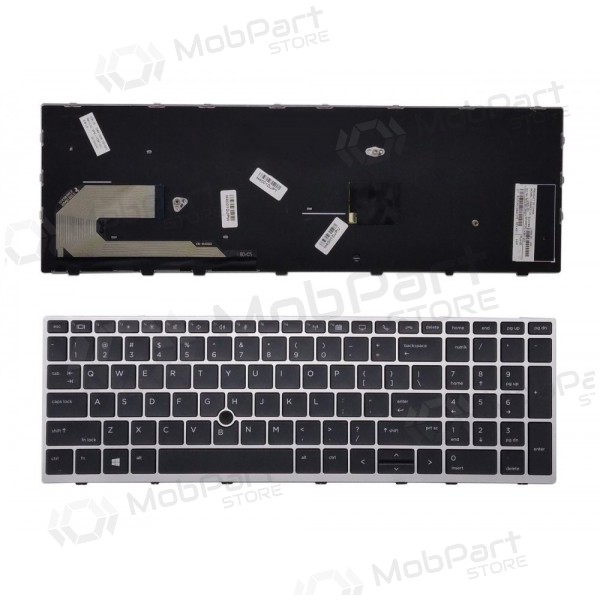 HP Elitebook 850 G5, 755 G5, ZBook 15u G5 teclado (com iluminação) HP Elitebook 850 G5, 755 G5, ZBook 15u G5 teclado (com iluminação)