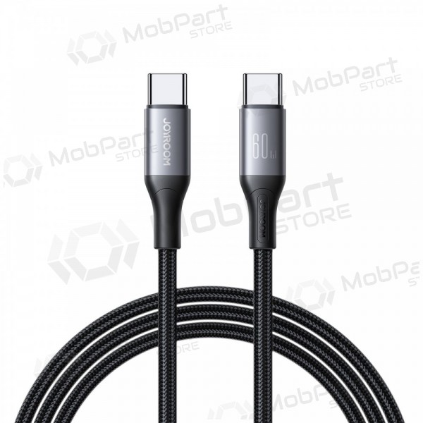 USB cabo Joyroom S-A28 USB-C to USB-C 60W 1.0m preto