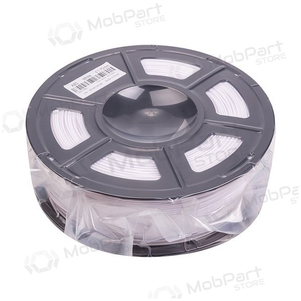 3D spausdinimo plastikas ABS, 1.75mm, 1kg, branco 3D spausdinimo plastikas ABS, 1.75mm, 1kg, branco