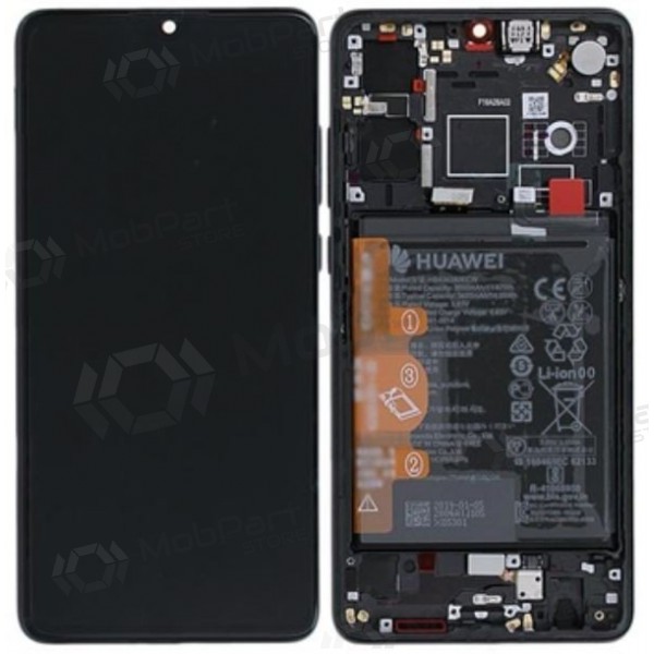 Huawei P30 (new version 2021) ecrã (preto) (com moldura e bateria) (service pack) (original) Huawei P30 (new version 2021) ecrã (preto) (com moldura e bateria) (service pack) (original)