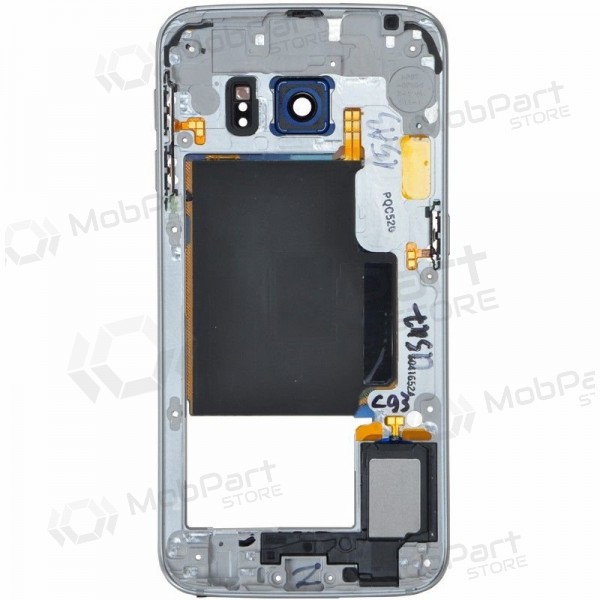 Samsung G925F Galaxy S6 Edge moldura interna (cinza / azul) (usado grade B, original) Samsung G925F Galaxy S6 Edge moldura interna (cinza / azul) (usado grade B, original)