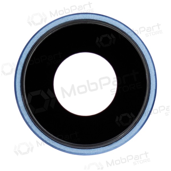 Apple iPhone XR lente vidro da câmera (azul) (com moldura) Apple iPhone XR lente vidro da câmera (azul) (com moldura)