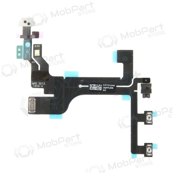 Apple iPhone 5C on / off (įjungimo), conector de controle de áudio Apple iPhone 5C on / off (įjungimo), conector de controle de áudio