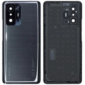 Xiaomi 11T Pro / 11T  tampa traseira da bateria (preto) (original) (service pack)