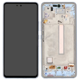 Samsung Galaxy A53 5G ecrã (azul) (com moldura) (original)