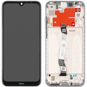 Xiaomi Redmi Note 8T ecrã (branco) (com moldura) (original)
