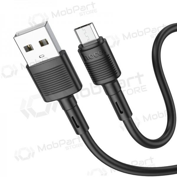USB cabo Hoco X83 USB-A to MicroUSB 1.0m preto