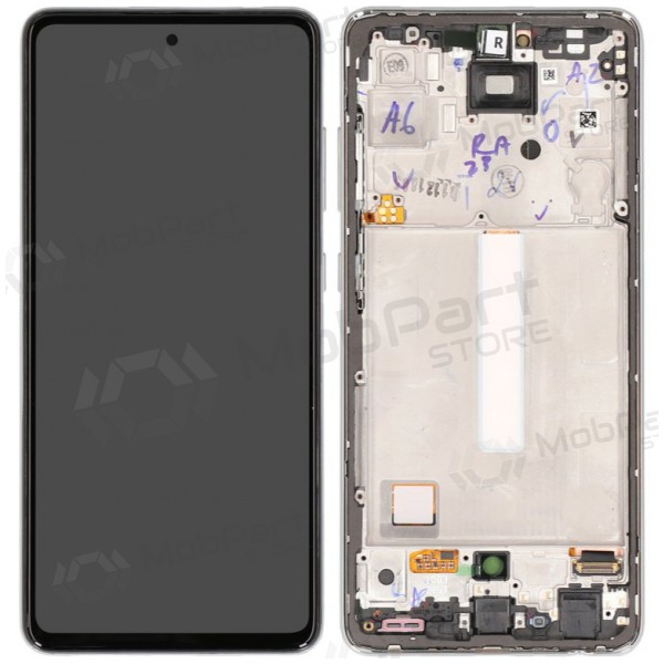 Samsung Galaxy A52 ecrã (branco) (com moldura) (original) Samsung Galaxy A52 ecrã (branco) (com moldura) (original)