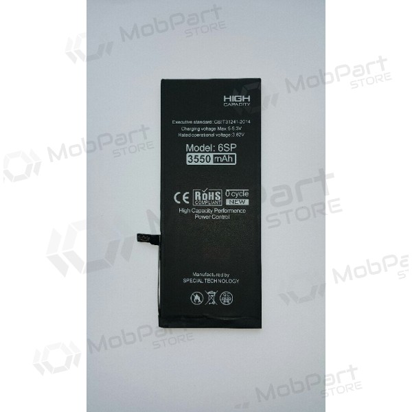Apple iPhone 6S Plus bateria / acumulador (capacidade aumentada) Apple iPhone 6S Plus bateria / acumulador (capacidade aumentada)