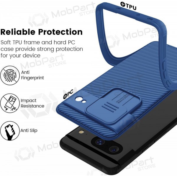 Google Pixel 7 capa „Nillkin CamShield Pro“ (azul)