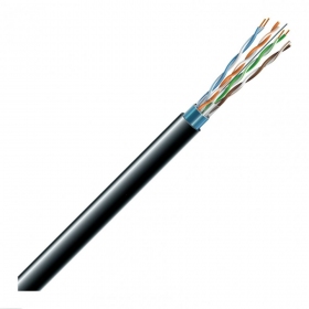 Cabo de rede LAN ECG FTP 6 (exterior, PE, Fca, 305m, 23 AWG/0.54mm)