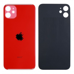 Apple iPhone 11 tampa traseira da bateria (vermelho) (bigger hole for camera)