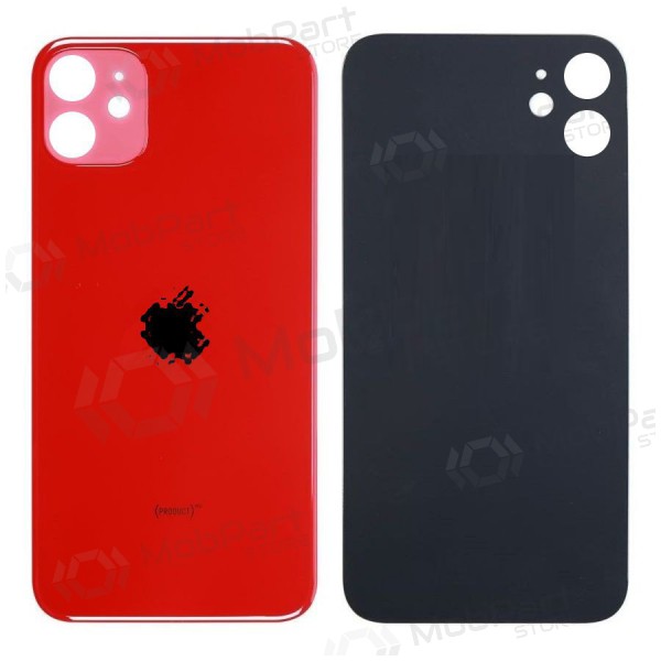 Apple iPhone 11 tampa traseira da bateria (vermelho) (bigger hole for camera) Apple iPhone 11 tampa traseira da bateria (vermelho) (bigger hole for camera)