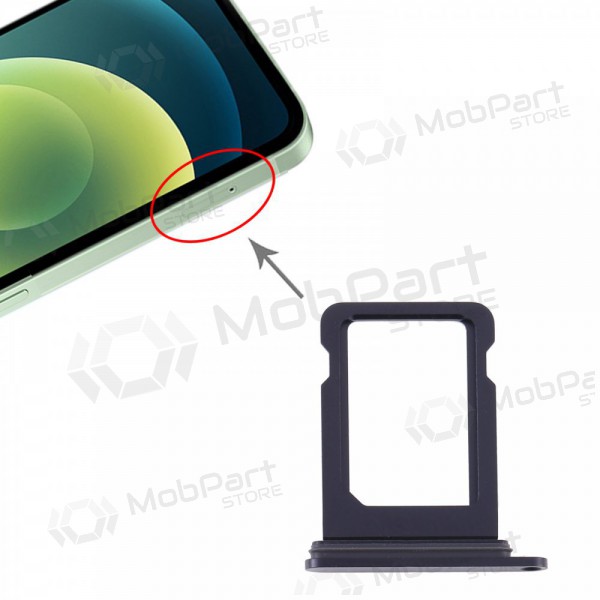 Apple iPhone 12 SIM titular do cartão (preto)