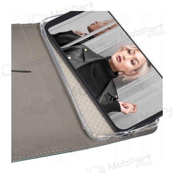 Samsung Galaxy A57 capa tipo carteira - Smart Magnetic (verde escuro)