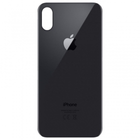 Apple iPhone X tampa traseira da bateria cinza (space grey) (bigger hole for camera)
