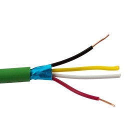Cabo de alimentação EIB HCHM 2x2x0.8 mm² de cobre LSZH CPR Cca