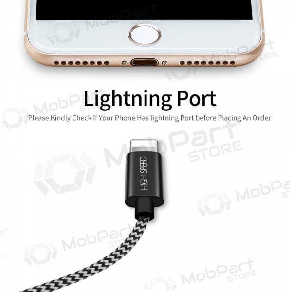 USB cabo Dux Ducis K-ONE Lightning FastCharging 1.0m