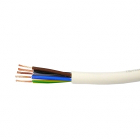 Cabo flexível Lietkabelis OMY 5x1.0 mm² de cobre rolo de 100 m