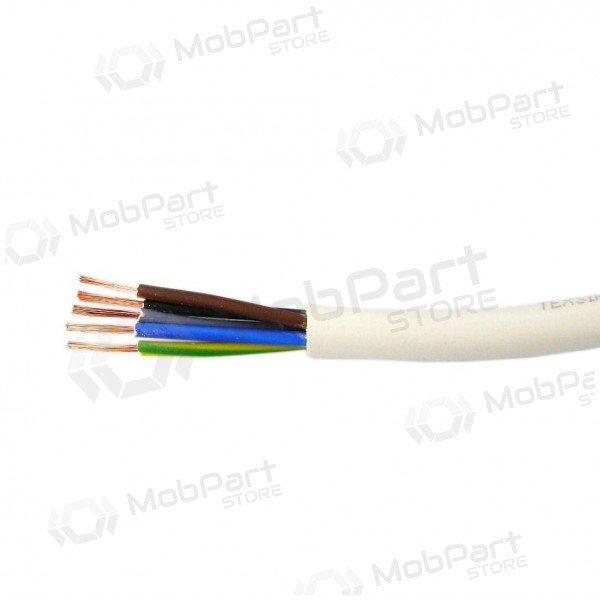 Cabo flexível Lietkabelis OMY 5x1.0 mm² de cobre rolo de 100 m