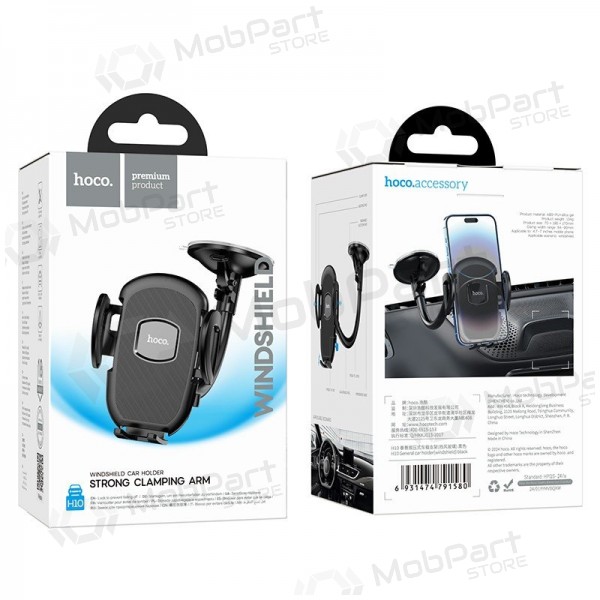 Suporte para telefone de carro Hoco H10 (windshield) preto