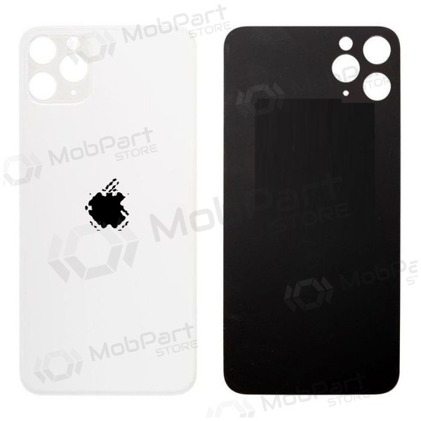 Apple iPhone 11 Pro tampa traseira da bateria (prata) (bigger hole for camera) Apple iPhone 11 Pro tampa traseira da bateria (prata) (bigger hole for camera)