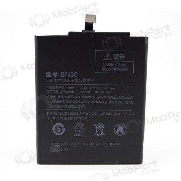 Xiaomi Redmi 4A (BN30) bateria / acumulador (3030mAh) Xiaomi Redmi 4A (BN30) bateria / acumulador (3030mAh)