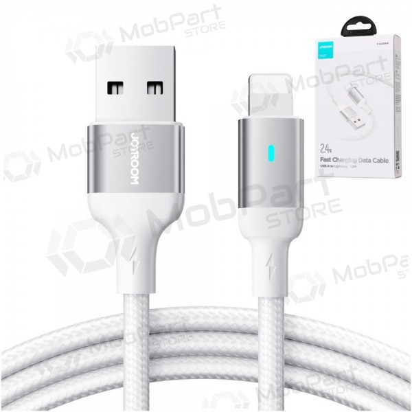 USB cabo Joyroom S-UL012A10 USB to Lightning 2.4A 1.2m branco