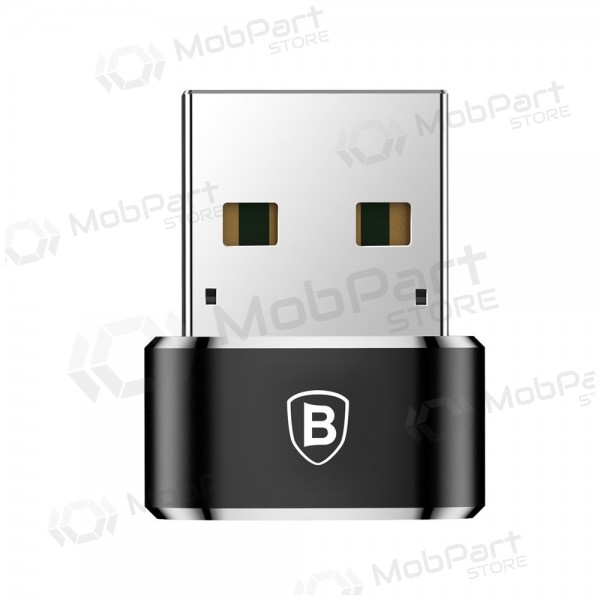 Adaptador Baseus Type-C to USB-A preto CAAOTG-01
