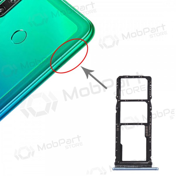 Huawei P40 Lite E SIM titular do cartão azul (Aurora)