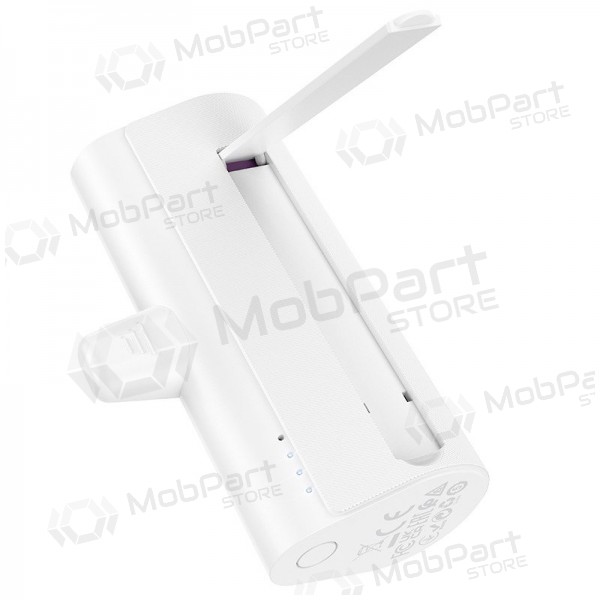 Bateria externa Power Bank Borofone BJ35 Lightning 5000mAh branco Bateria externa Power Bank Borofone BJ35 Lightning 5000mAh branco