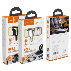 Carregador de carro HOCO Z31 USB + 