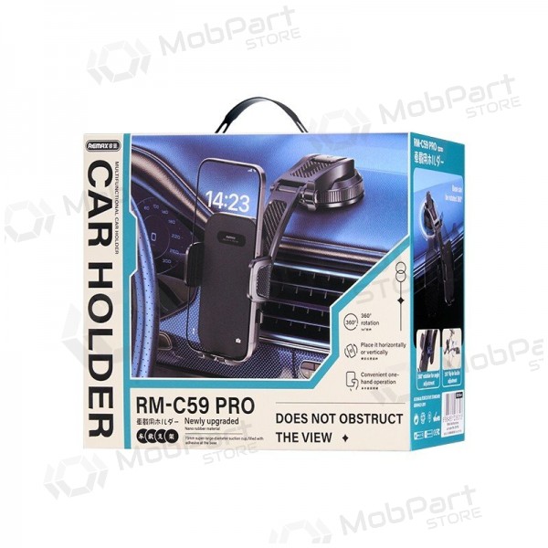 Suporte para telefone de carro Remax RM-C59 PRO (dashboard) preto