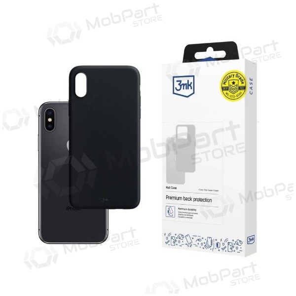Samsung Galaxy A57 capa - 3MK Matt Case (preto)