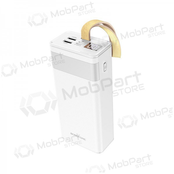 Bateria externa Power Bank Borofone BJ18A 2xUSB 2A 30000mAh branco Bateria externa Power Bank Borofone BJ18A 2xUSB 2A 30000mAh branco