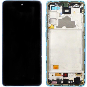 Samsung Galaxy A725 A72 4G / A726 A72 5G 2021 ecrã (azul) (com moldura) (service pack) (original)
